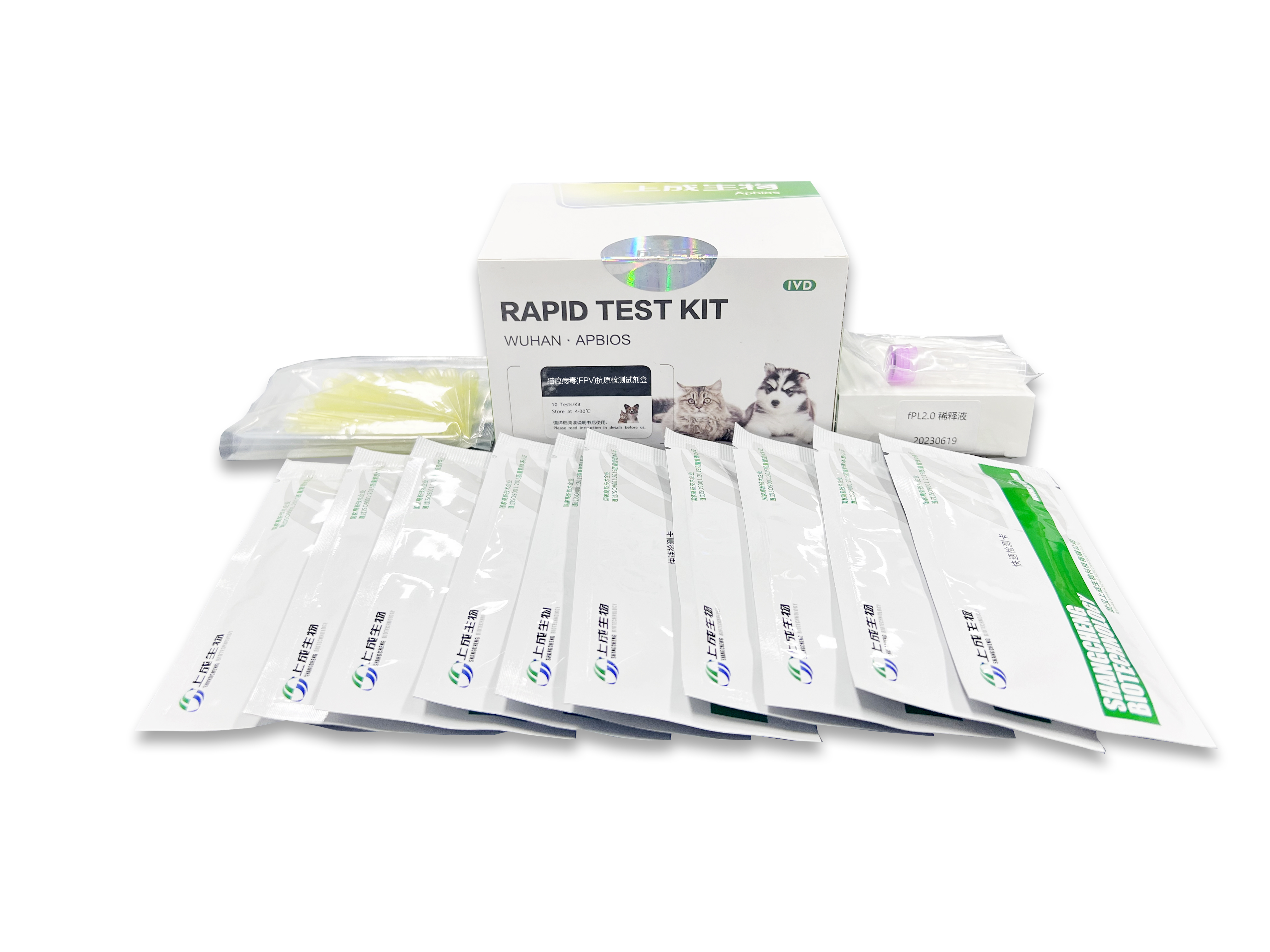 貓瘟病毒(FPV)抗原檢測(cè)試劑盒（僅用于科研）